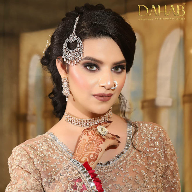 Dahab Contact Lenses 16 Lumirere Green 5 PAIR BOX