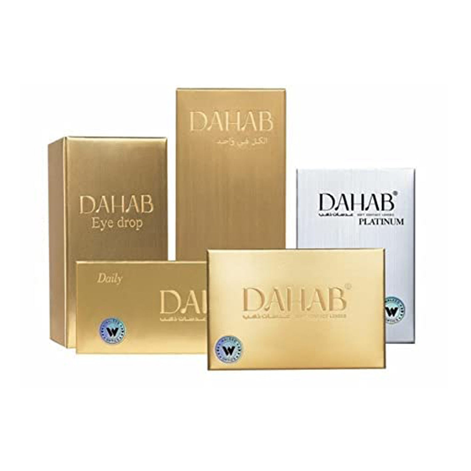 Dahab Contact Lenses 22 Tiffany Blue 5 PAIR BOX