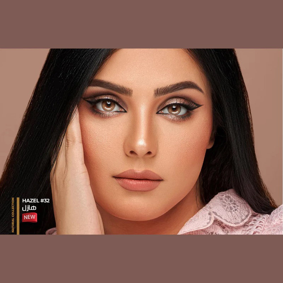 Dahab Contact Lenses 32 Natural Hazel 5 PAIR BOX