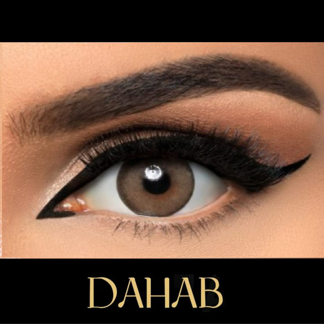 Dahab Contact Lenses 35 Cappuccino 5 PAIR BOX
