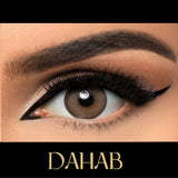 Dahab Contact Lenses 35 Cappuccino 5 PAIR BOX