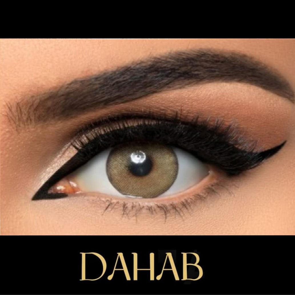 Dahab Contact Lenses 36 Honey 5 PAIR BOX