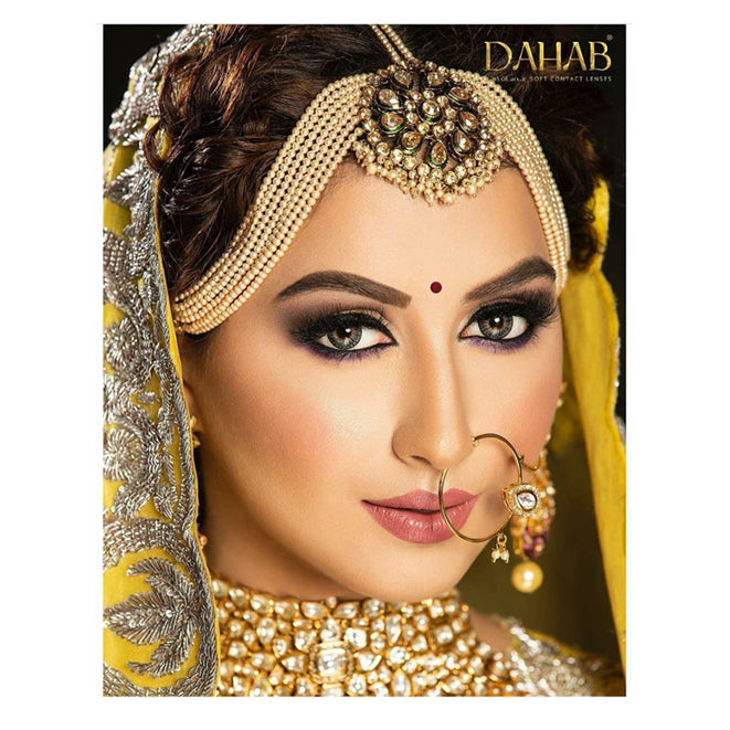 Dahab Contact Lenses 7 Sabrin Gray 5 PAIR BOX