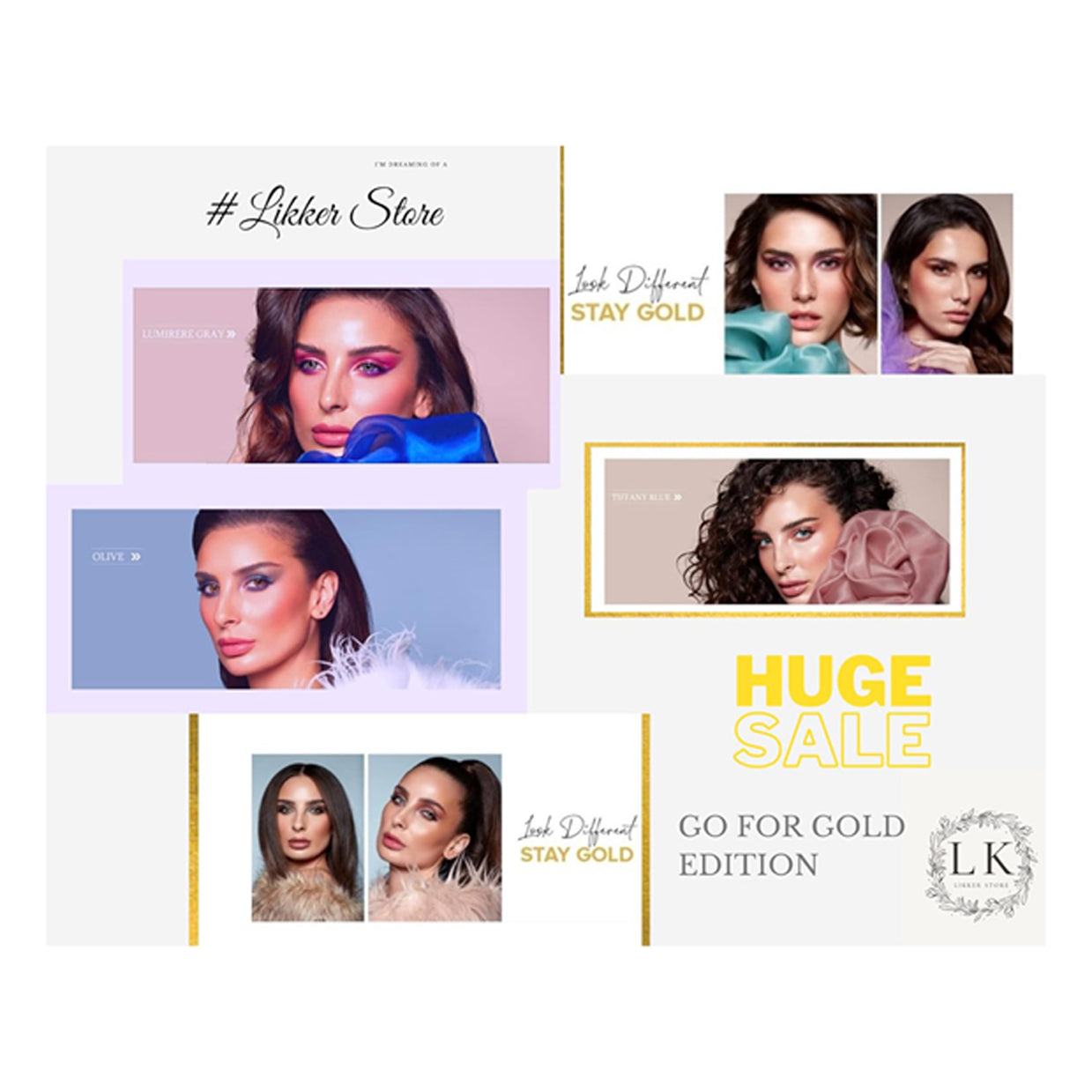 Dahab Contact Lenses 9 Sun Kiss 5 PAIR BOX