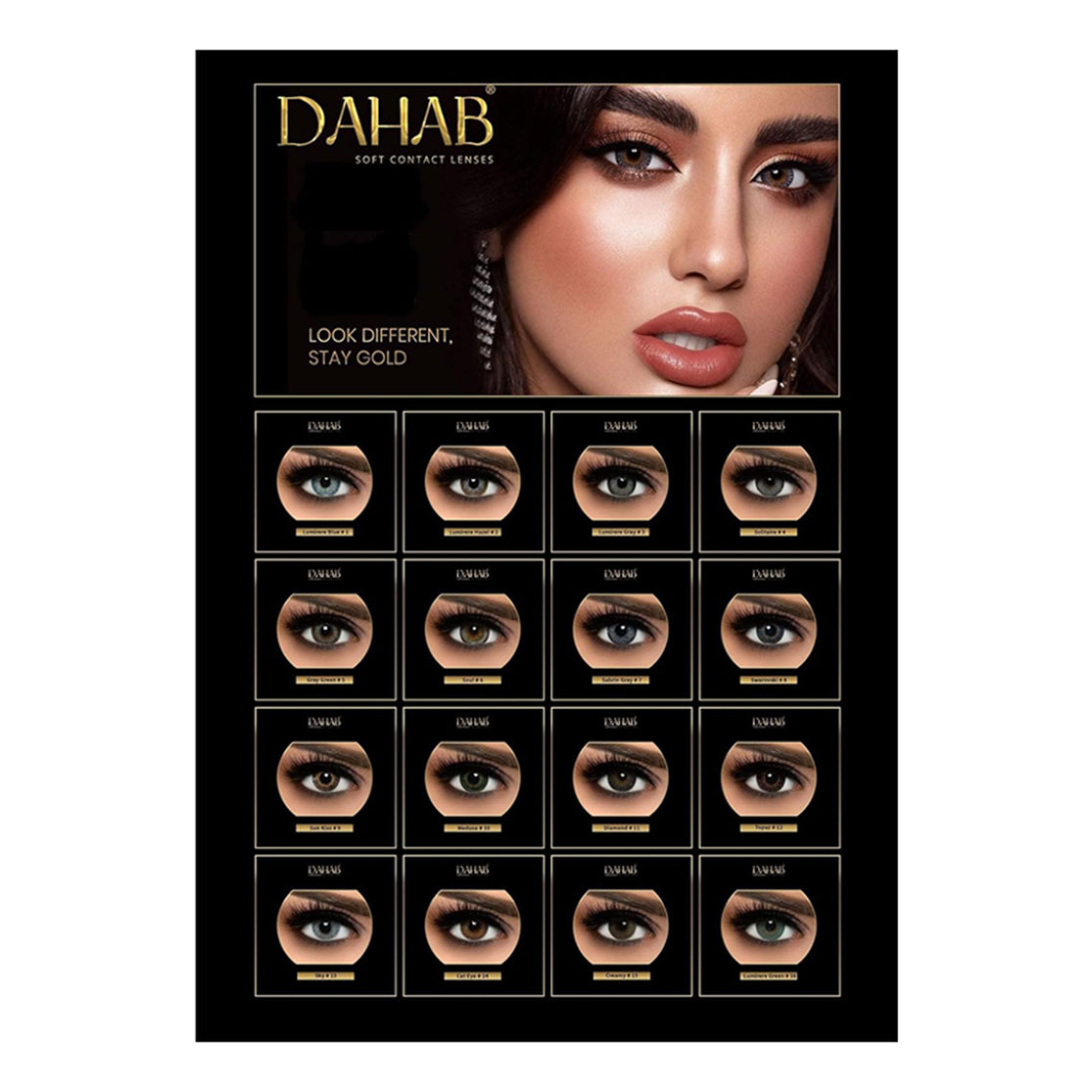 Dahab Contact Lenses 9 Sun Kiss 5 PAIR BOX