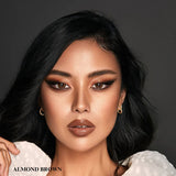 Bella One Day Color Contact Lenses Almond Brown 5 PAIR