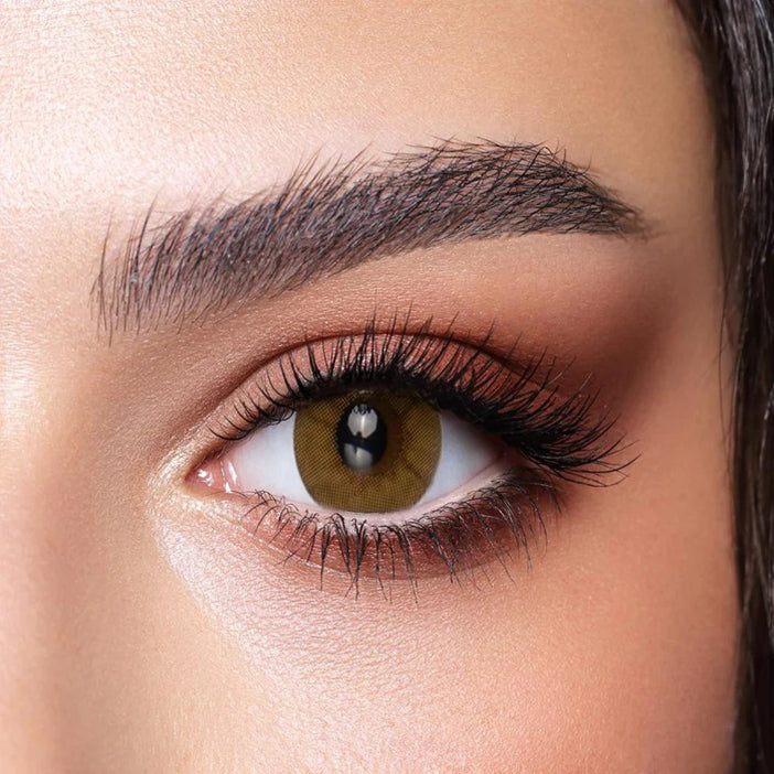 Bella One Day Color Contact Lenses Citrine Crystal 5 PAIR