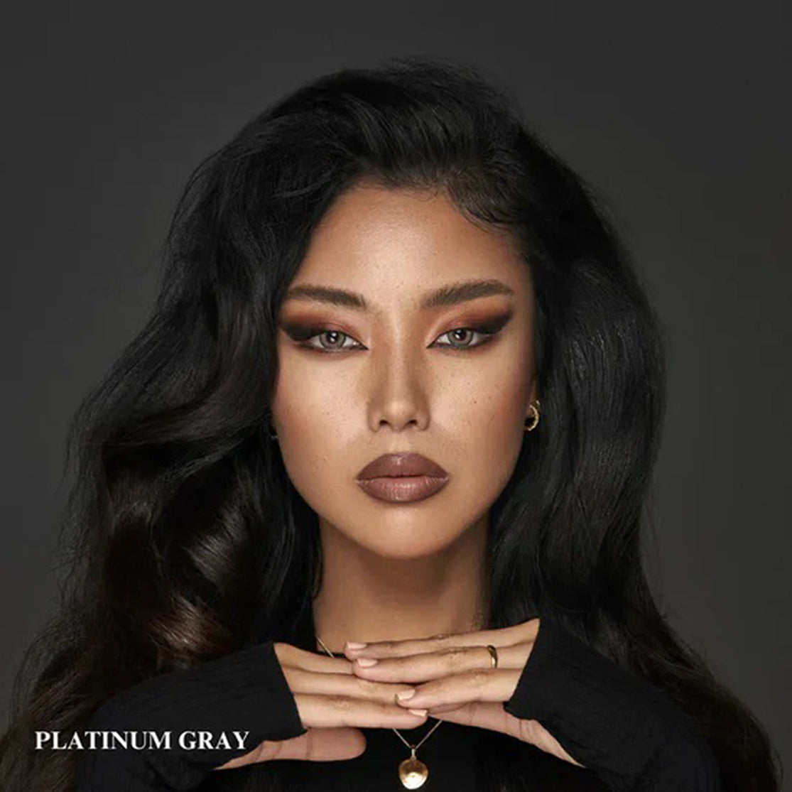 Bella One Day Color Contact Lenses Platinum Gray 5 PAIR