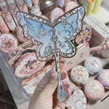 Flower Knows 8th Anniversary Butterfly Hand Mirror
