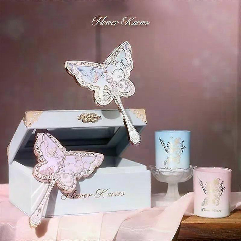 Flower Knows 8th Anniversary Butterfly Hand Mirror