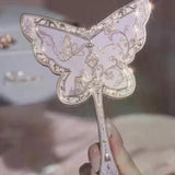 Flower Knows 8th Anniversary Butterfly Hand Mirror