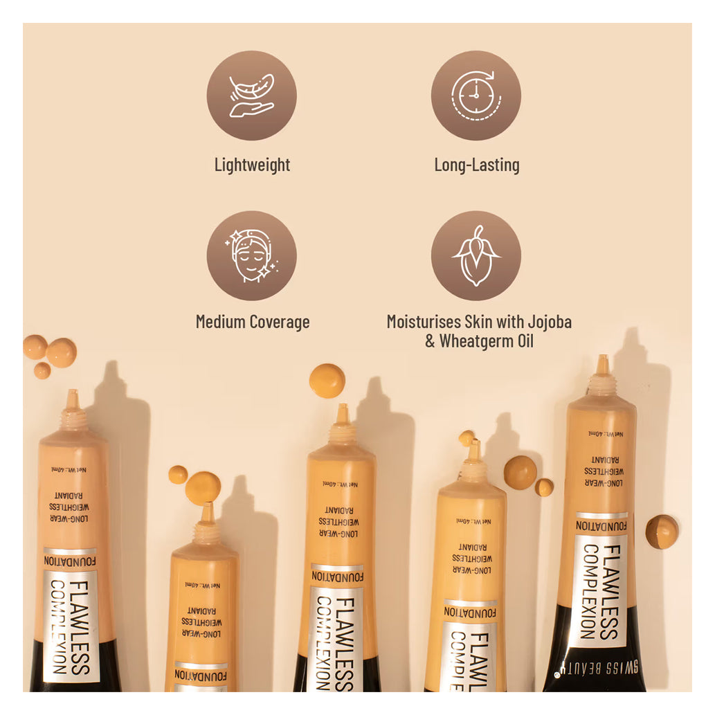 Swiss Beauty Flawless Complexion Foundation 40ML