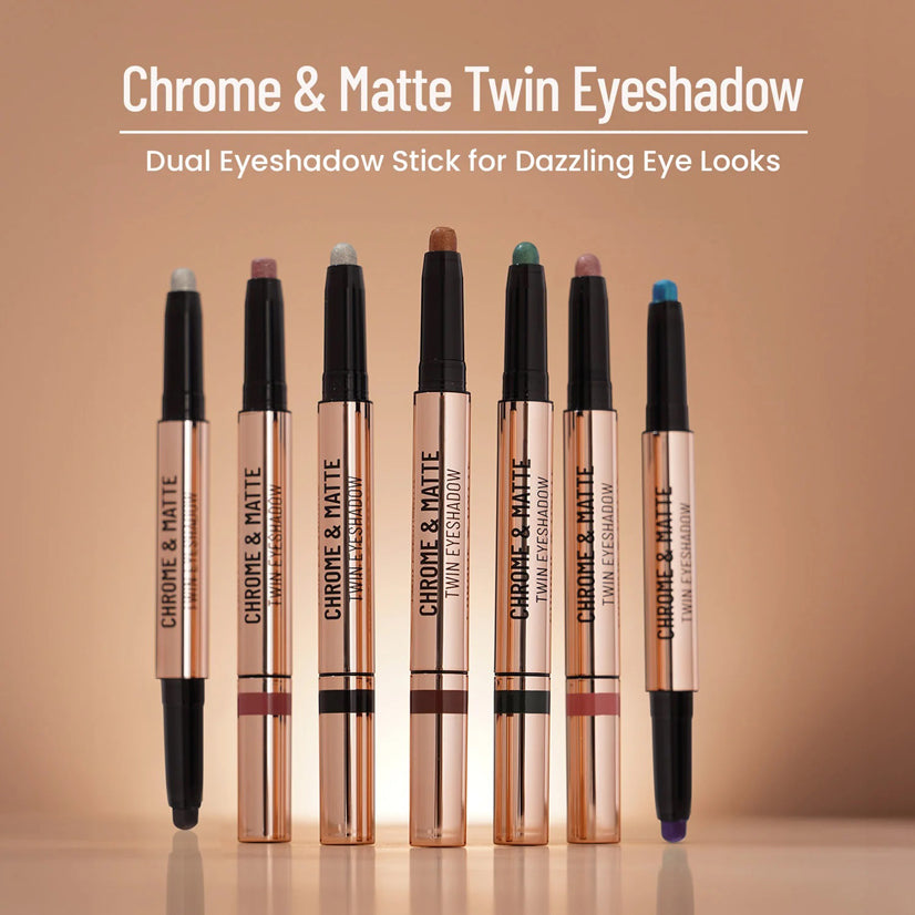 Swiss Beauty Chrome & Matte Twin Eyeshadow 2G