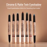 Swiss Beauty Chrome & Matte Twin Eyeshadow 2G