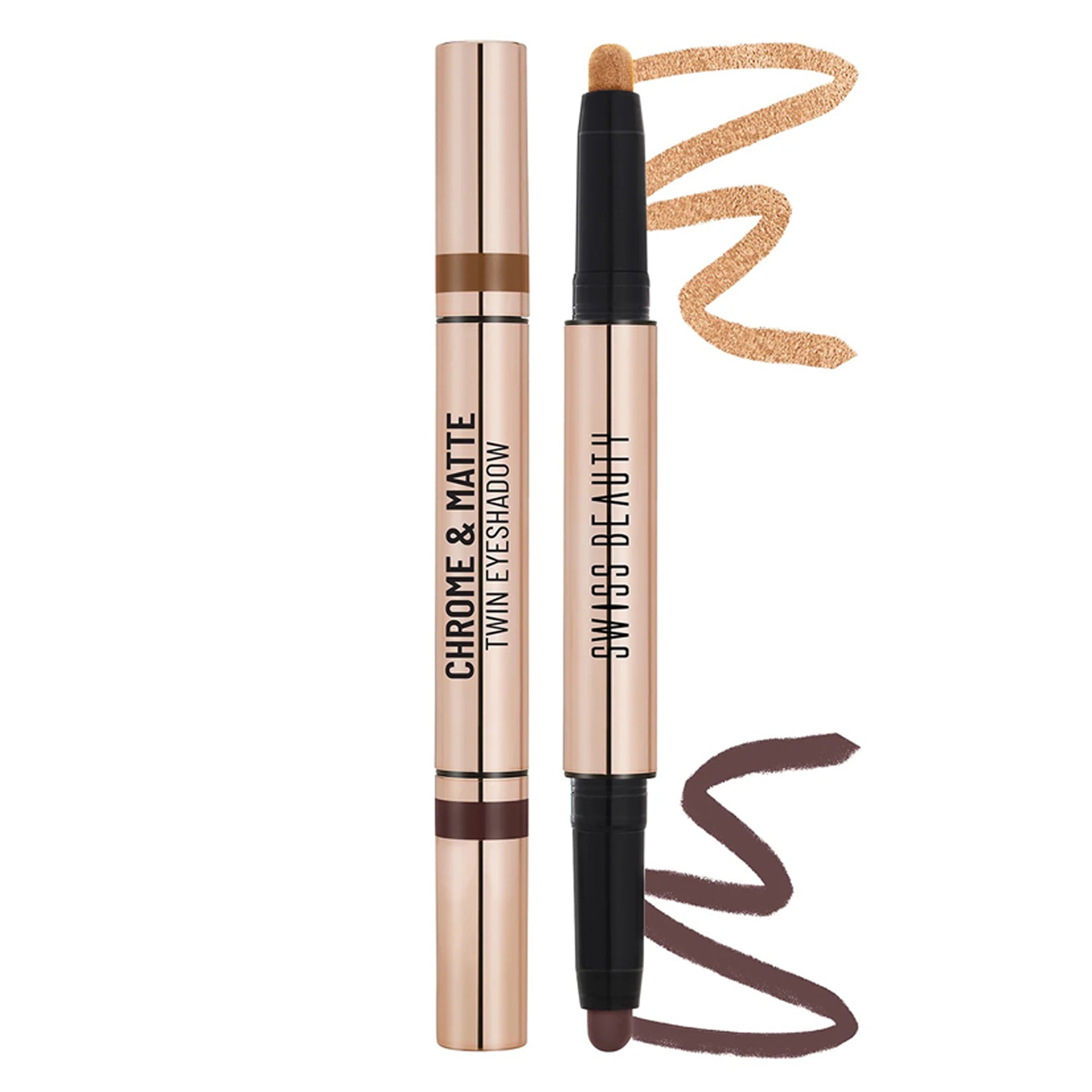 Swiss Beauty Chrome & Matte Twin Eyeshadow 2G
