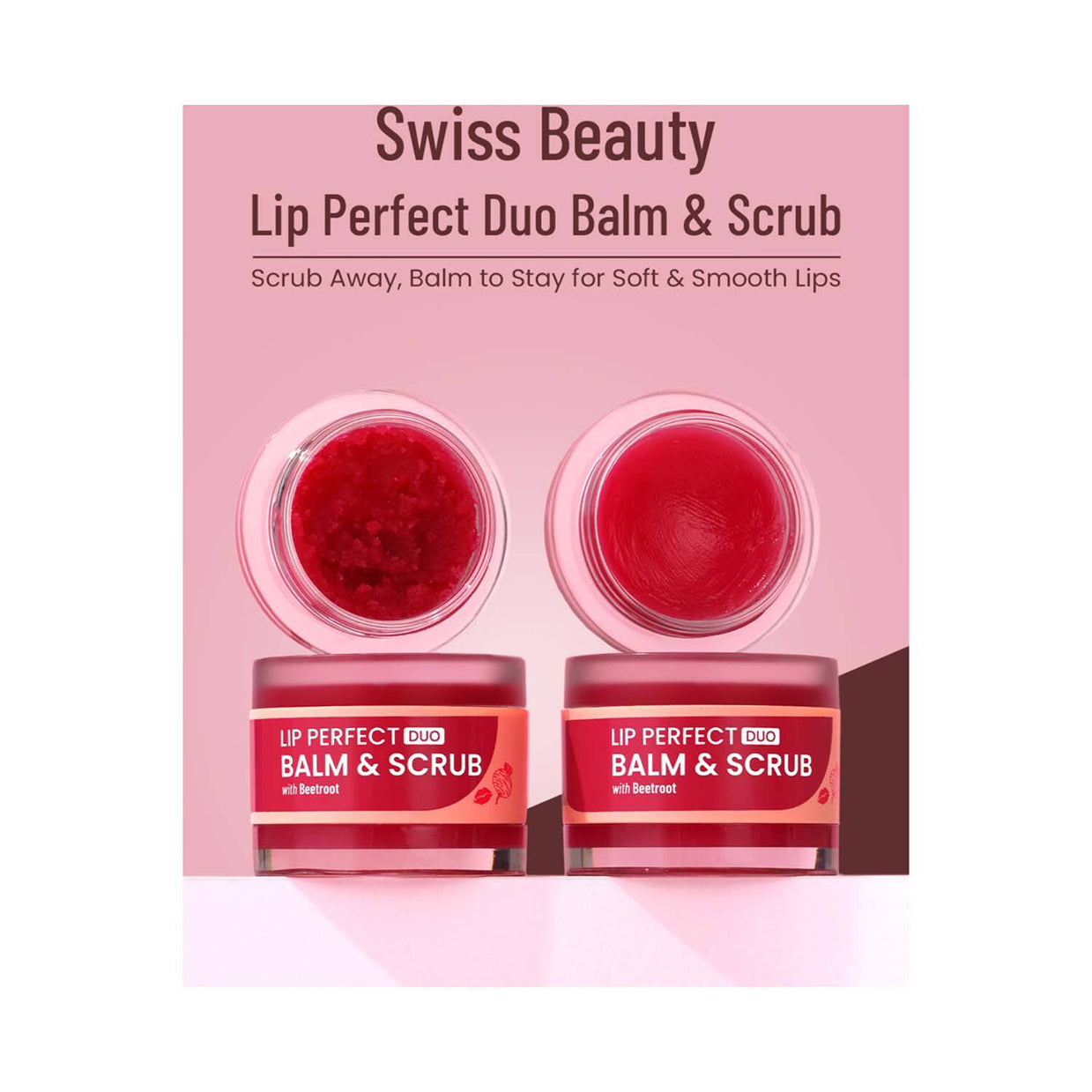 Swiss Beauty Lip Perfect Balm & Scrub 3.5G+3.5G