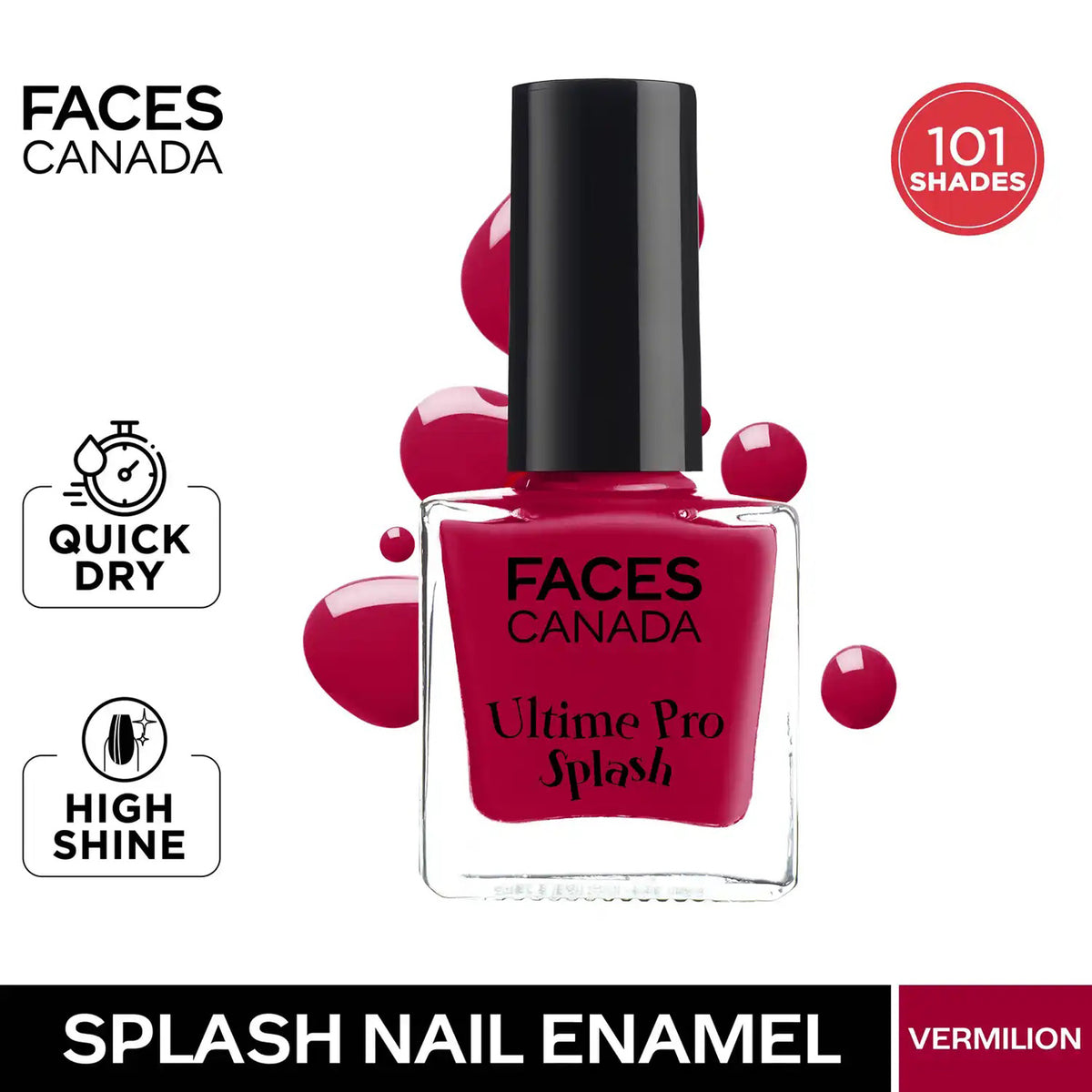 Faces Ultime Pro Splash Nail Enamel 8ML