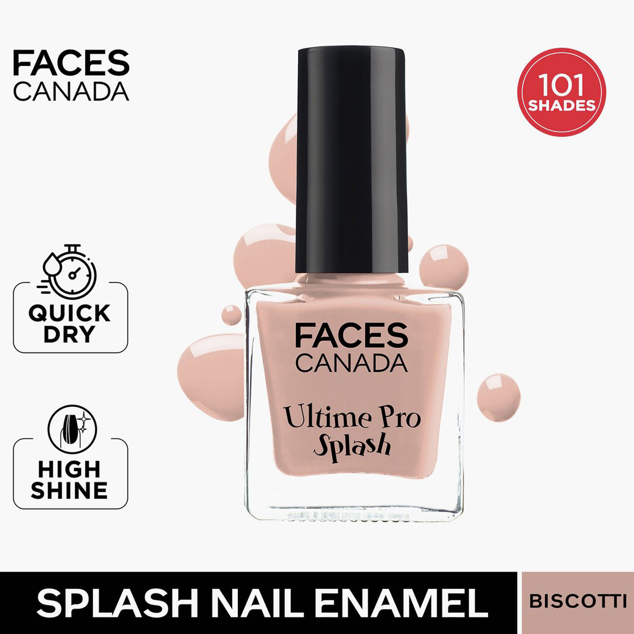 Faces Ultime Pro Splash Nail Enamel 8ML