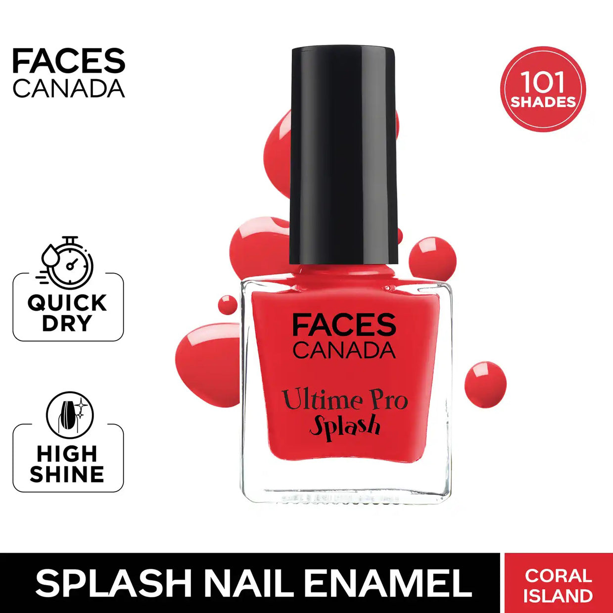 Faces Ultime Pro Splash Nail Enamel 8ML