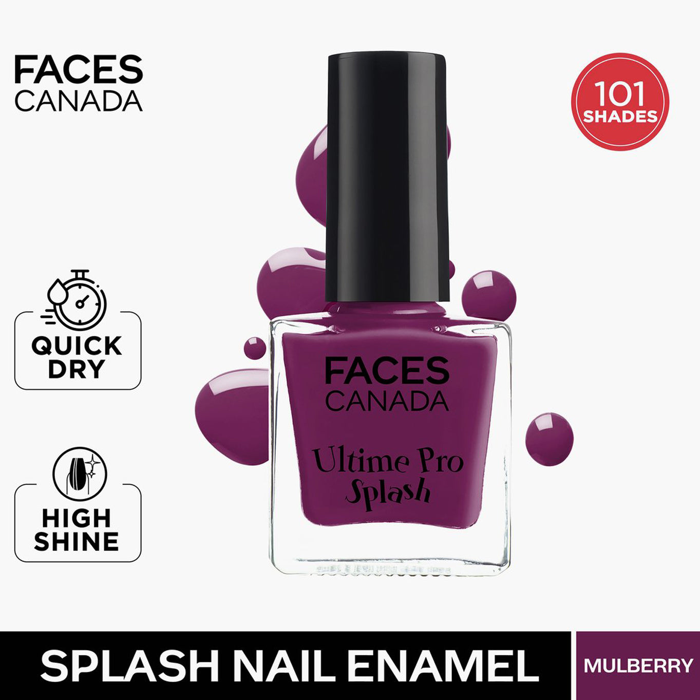 Faces Ultime Pro Splash Nail Enamel 8ML