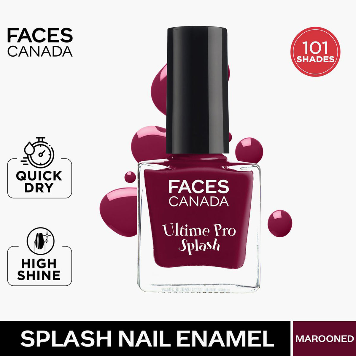 Faces Ultime Pro Splash Nail Enamel 8ML