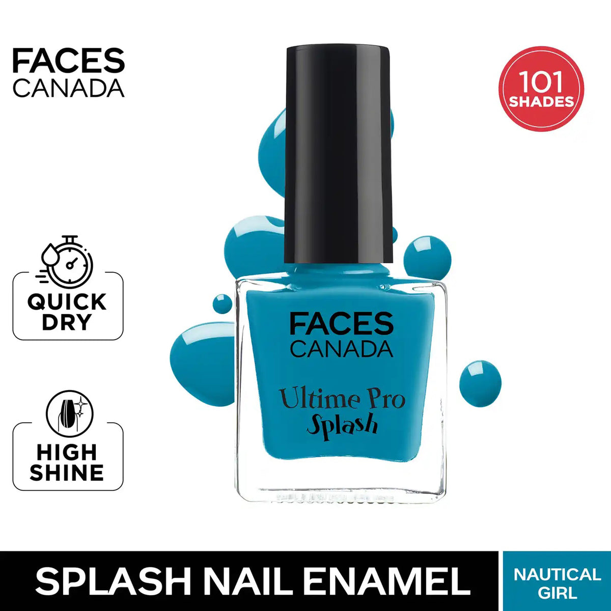 Faces Ultime Pro Splash Nail Enamel 8ML