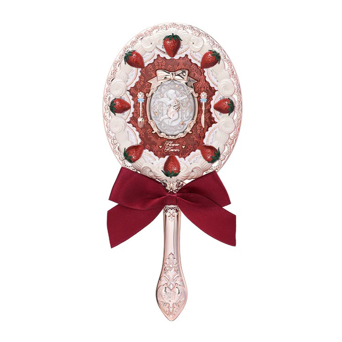 Flower Knows Strewberry Cupid Collection Hand Mirror 210*98.35mm
