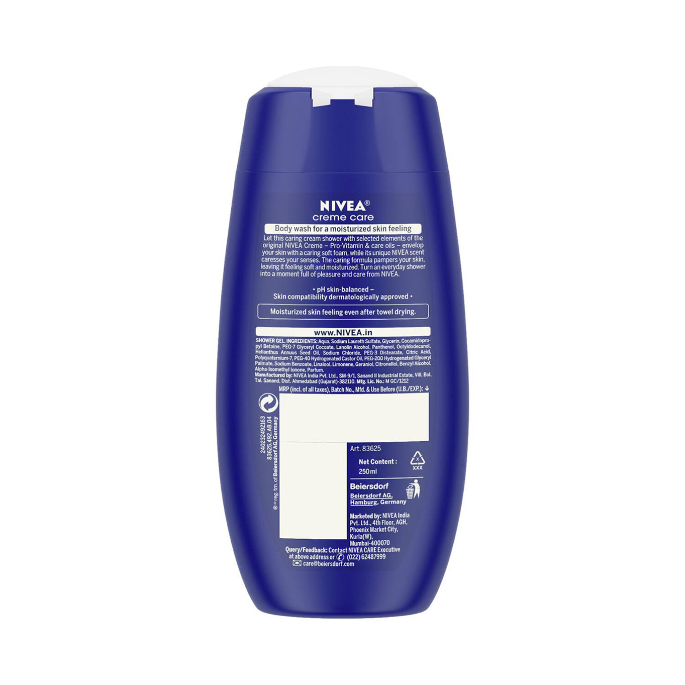 Nivea Body Wash Creme Care