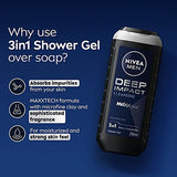 Nivea Men Deep Impact Cleansing Shower Gel