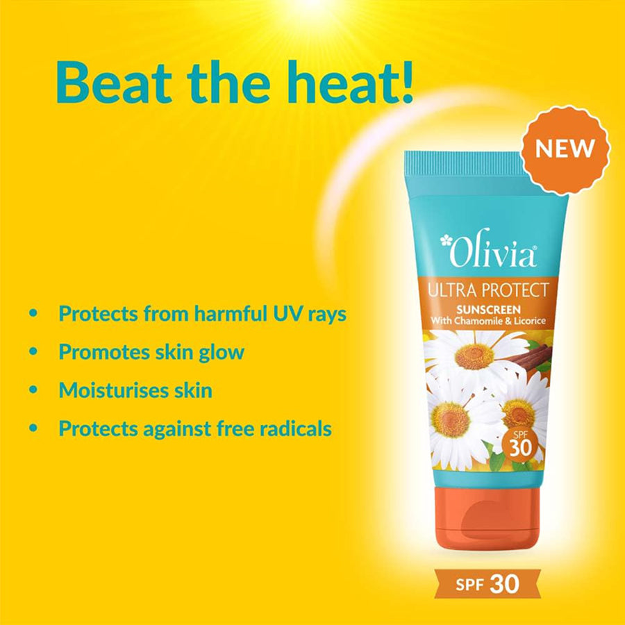 Olivia Ultra Protect Sunscreen With Chamomile & Licorice Spf 30