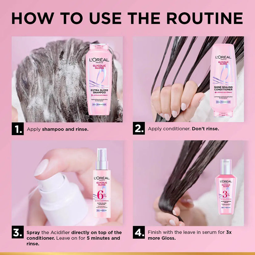 Loreal Glycolic Gloss Extra Gloss Shampoo