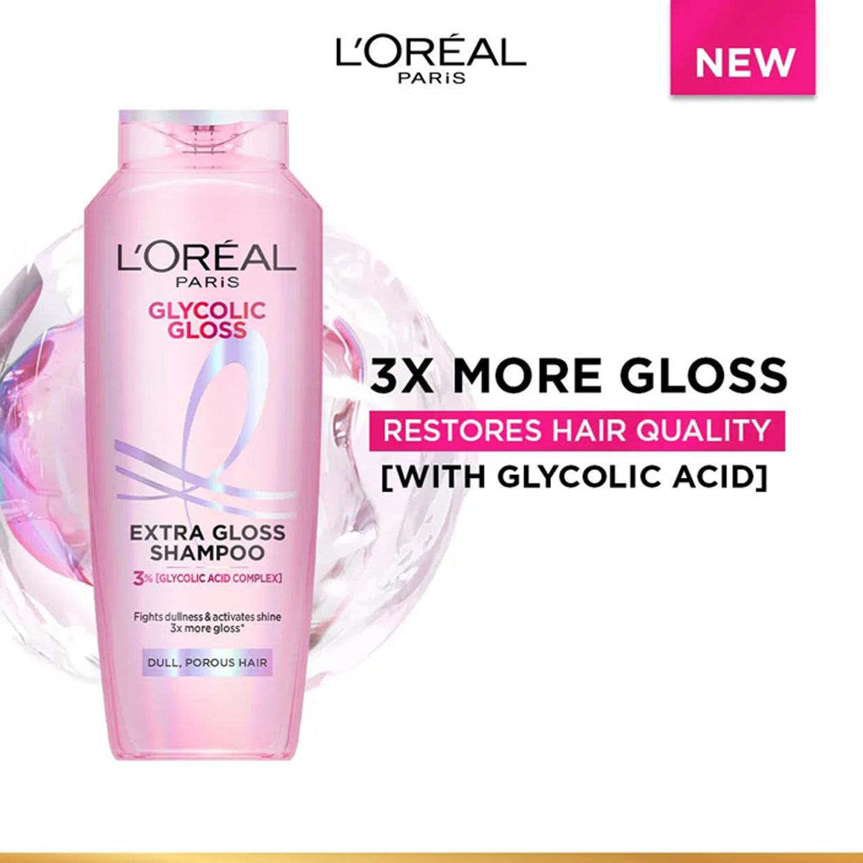 Loreal Glycolic Gloss Extra Gloss Shampoo