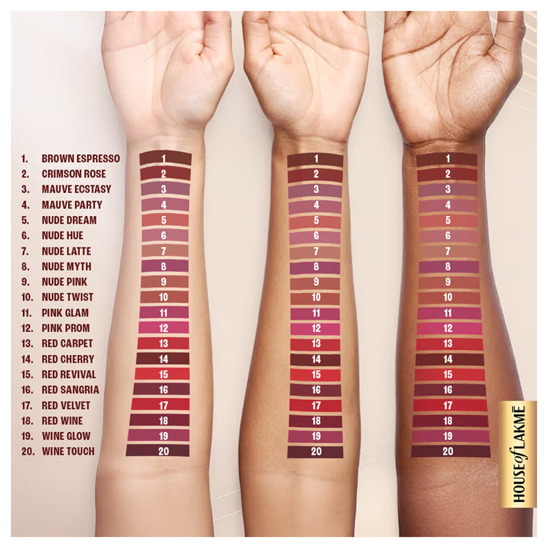 Lakme Ultimate Glam Liquid Lipstick 4.2ML