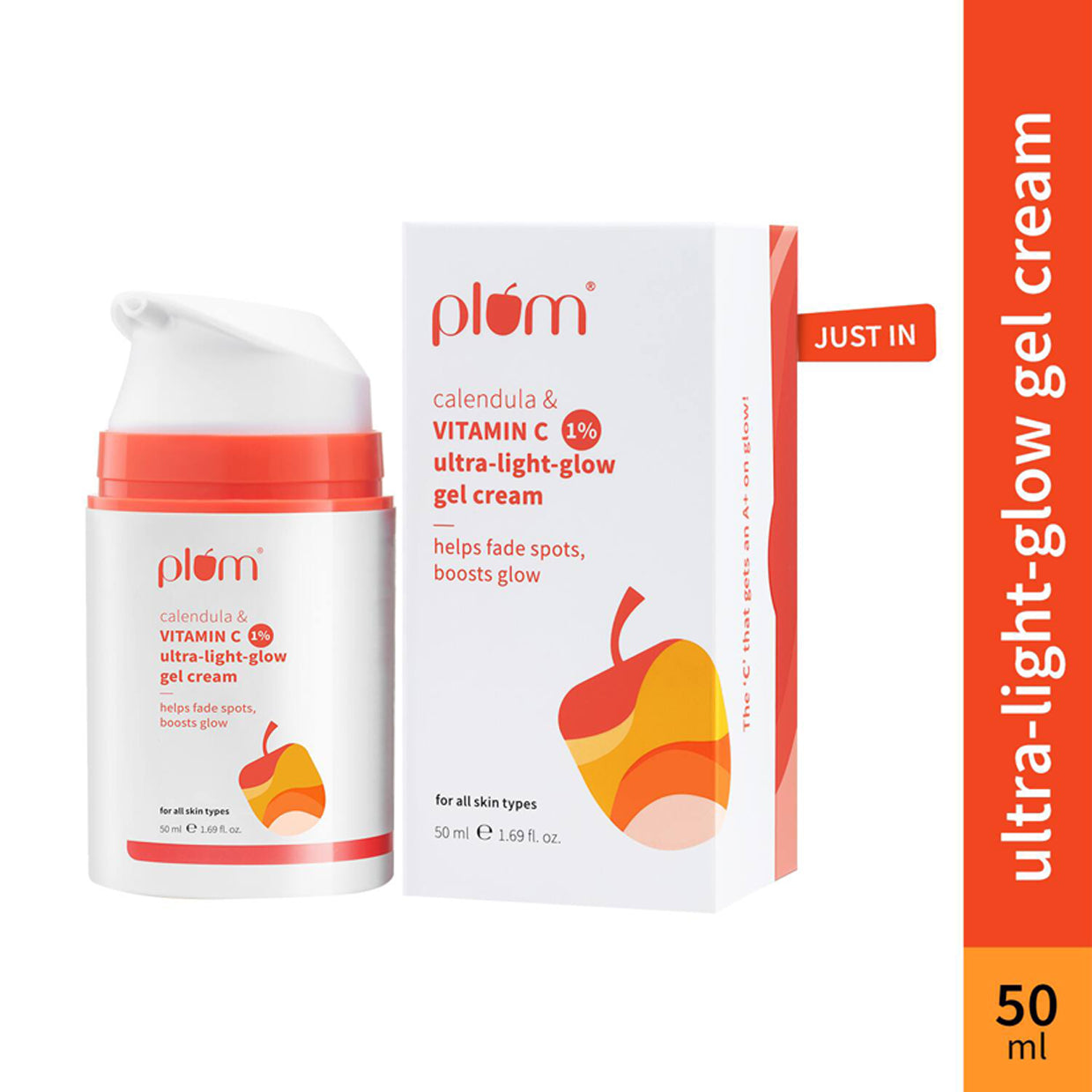 Plum 1Per Vitamin C Ultra-Light-Glow Boosting Gel Cream