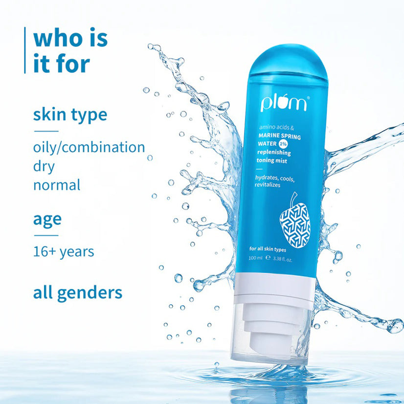 Plum 1Per Marine Spring Water Replenishing Toning Mist