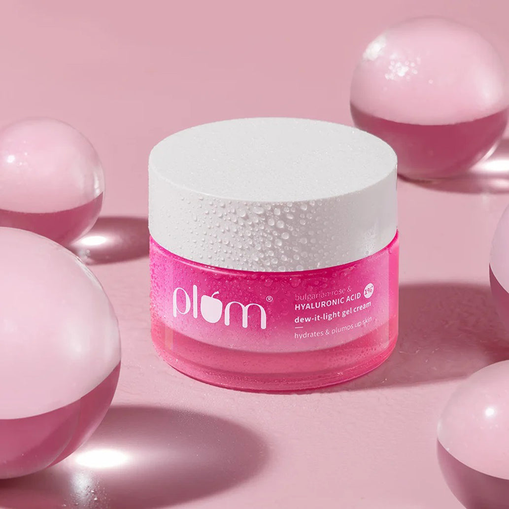 Plum Bulgarian Rose And 1Per Hyaluronic Acid Dew-It-Light Gel Cream