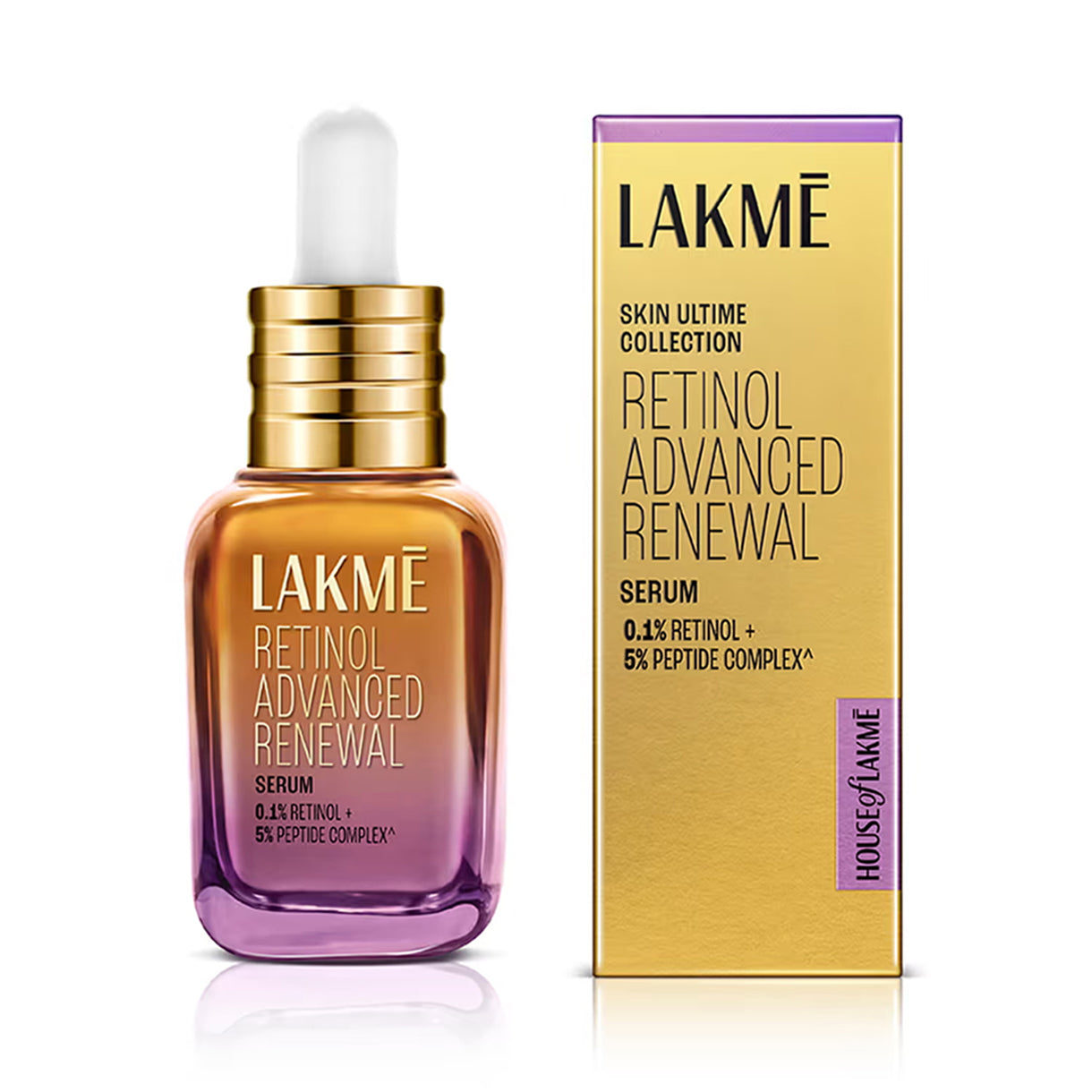Lakme Retinol Advanced Renewal Serum 0.1Per Retinol + 5Per Peptide Complex