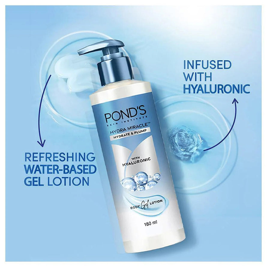 Ponds Hydra Miracle Body Gel Lotion With Hyaluronic