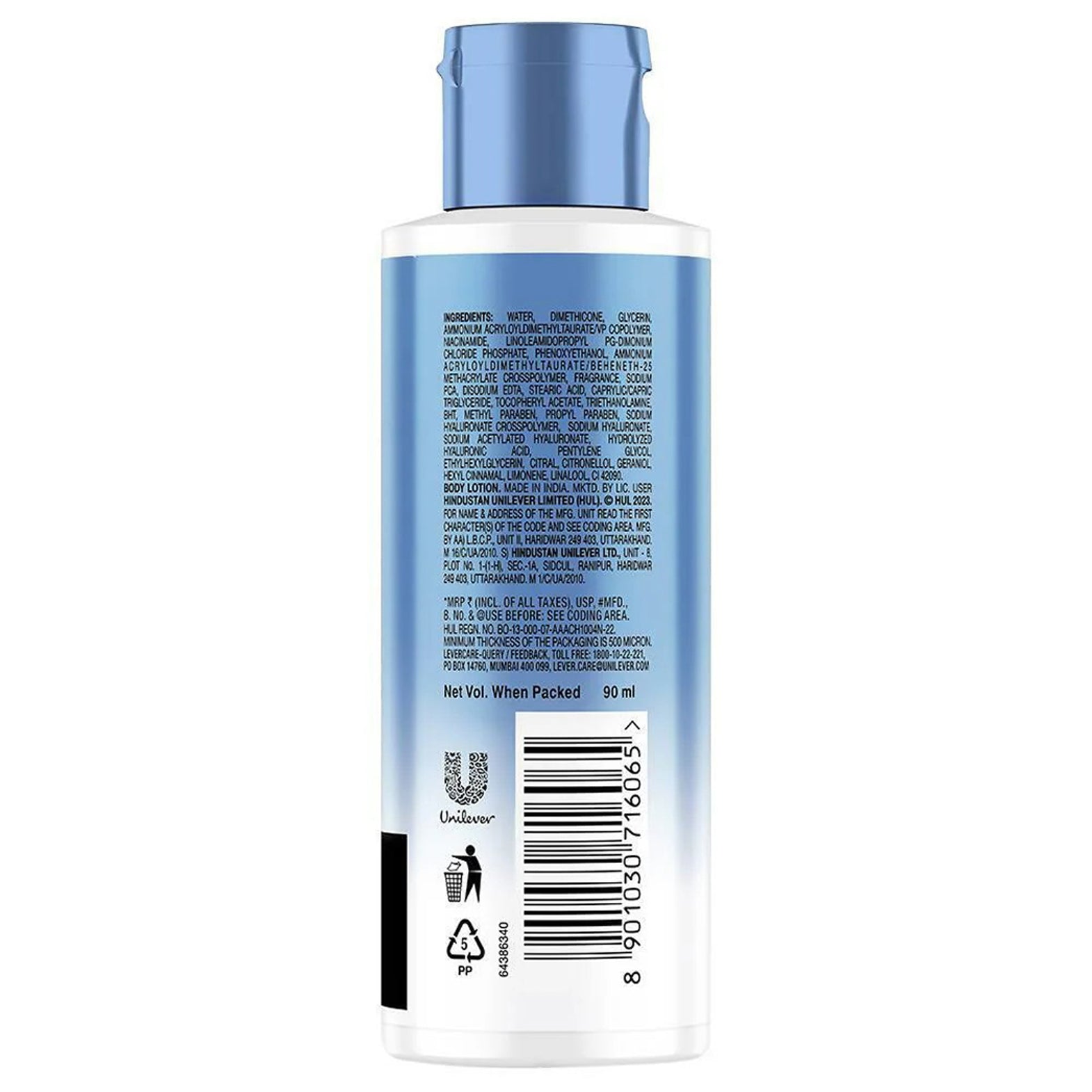 Ponds Hydra Miracle Body Gel Lotion With Hyaluronic