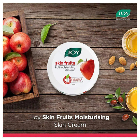 Joy Skin Fruits Moisturizing Skin Cream With Jojoba & Almond Oils