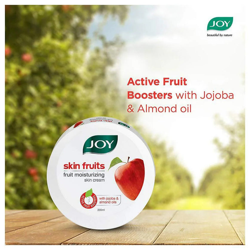 Joy Skin Fruits Moisturizing Skin Cream With Jojoba & Almond Oils