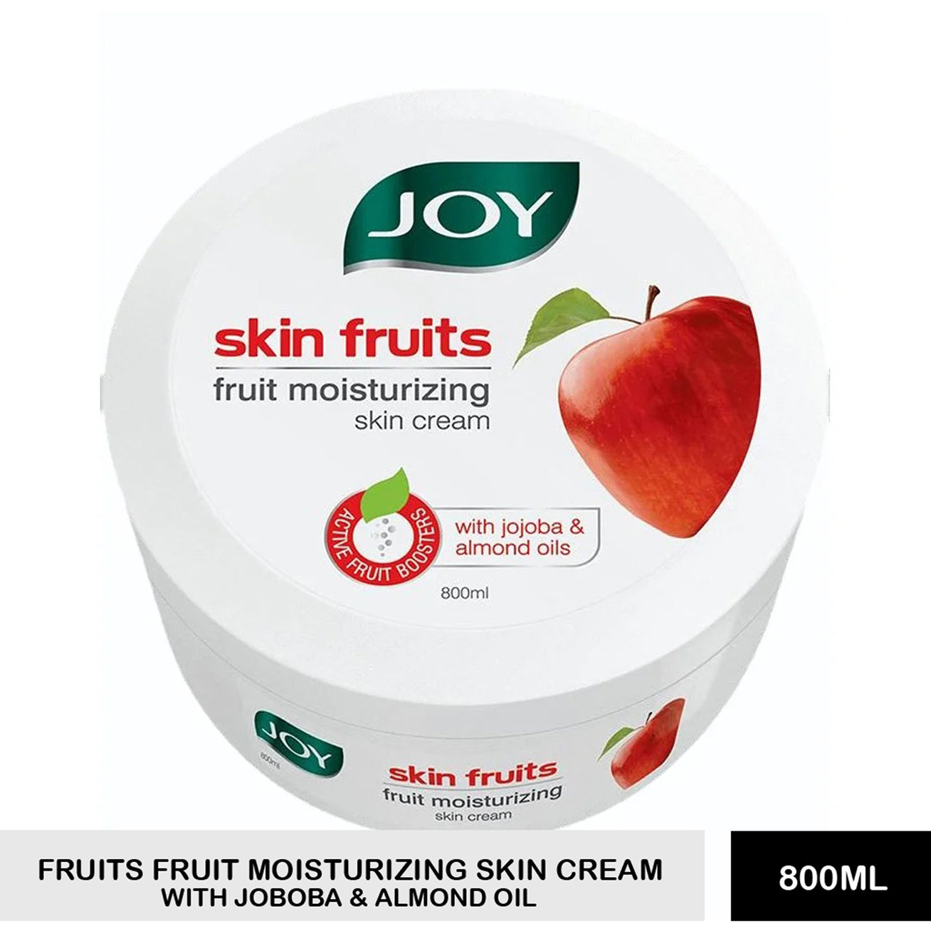 Joy Skin Fruits Moisturizing Skin Cream With Jojoba & Almond Oils