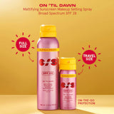 One Size SPF 28 On Til Dawn Mattifying Sunscreen Makeup Setting Spray