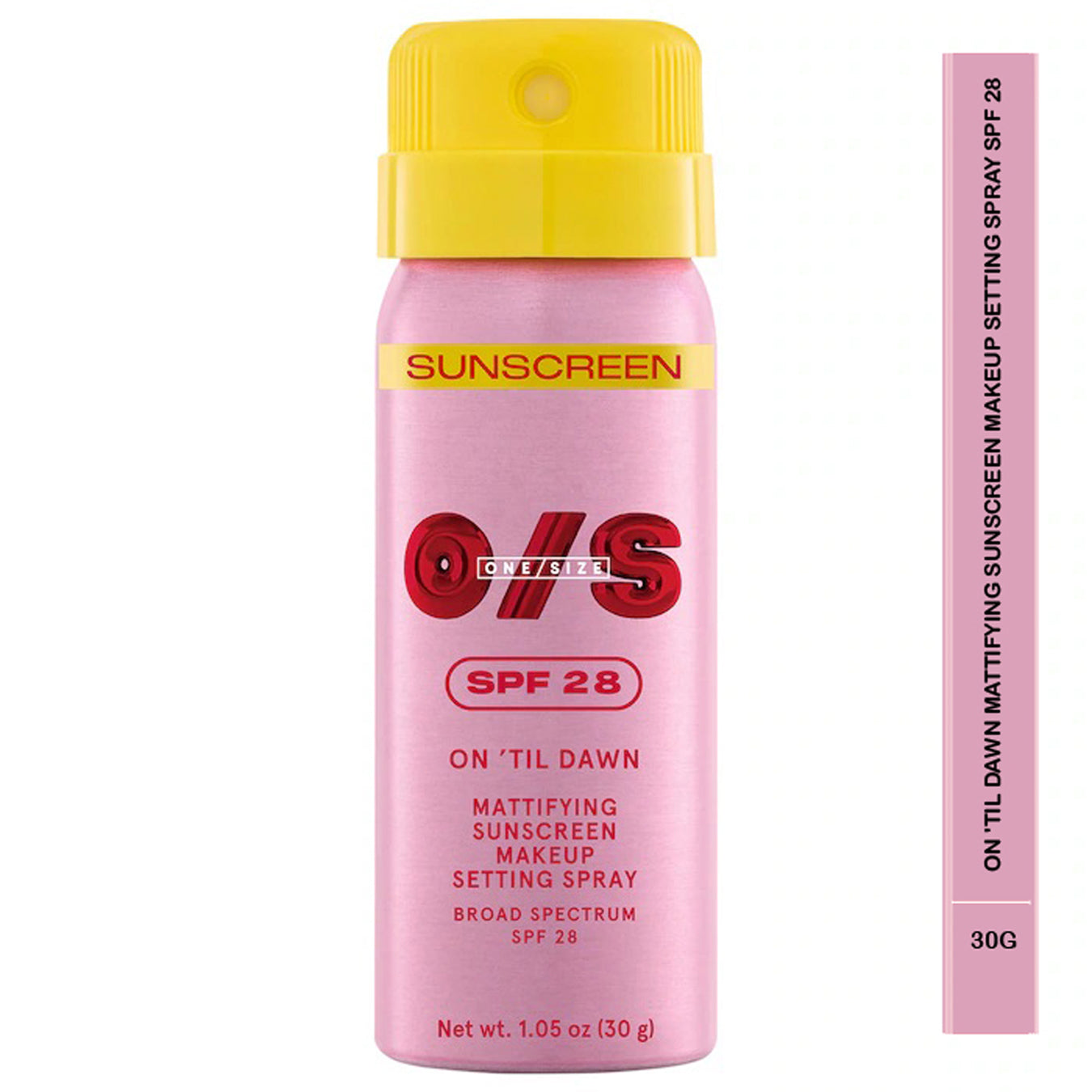 One Size SPF 28 On Til Dawn Mattifying Sunscreen Makeup Setting Spray