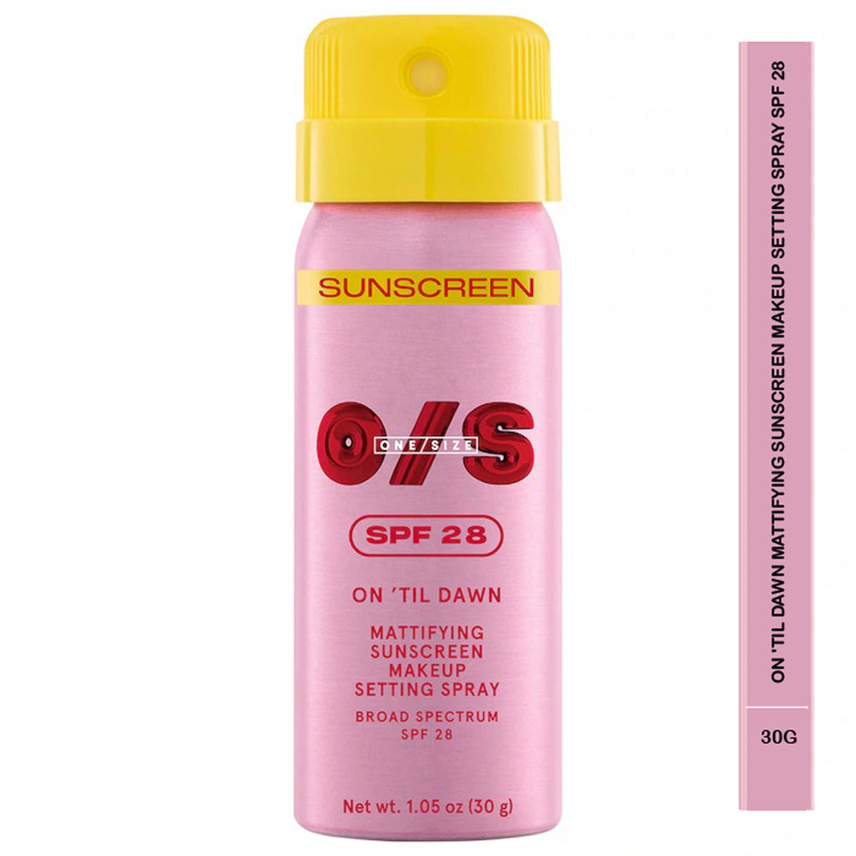 One Size SPF 28 On Til Dawn Mattifying Sunscreen Makeup Setting Spray