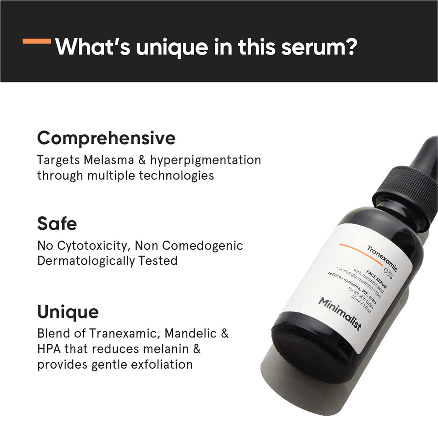Minimalist Tranexamic 03Per Face Serum