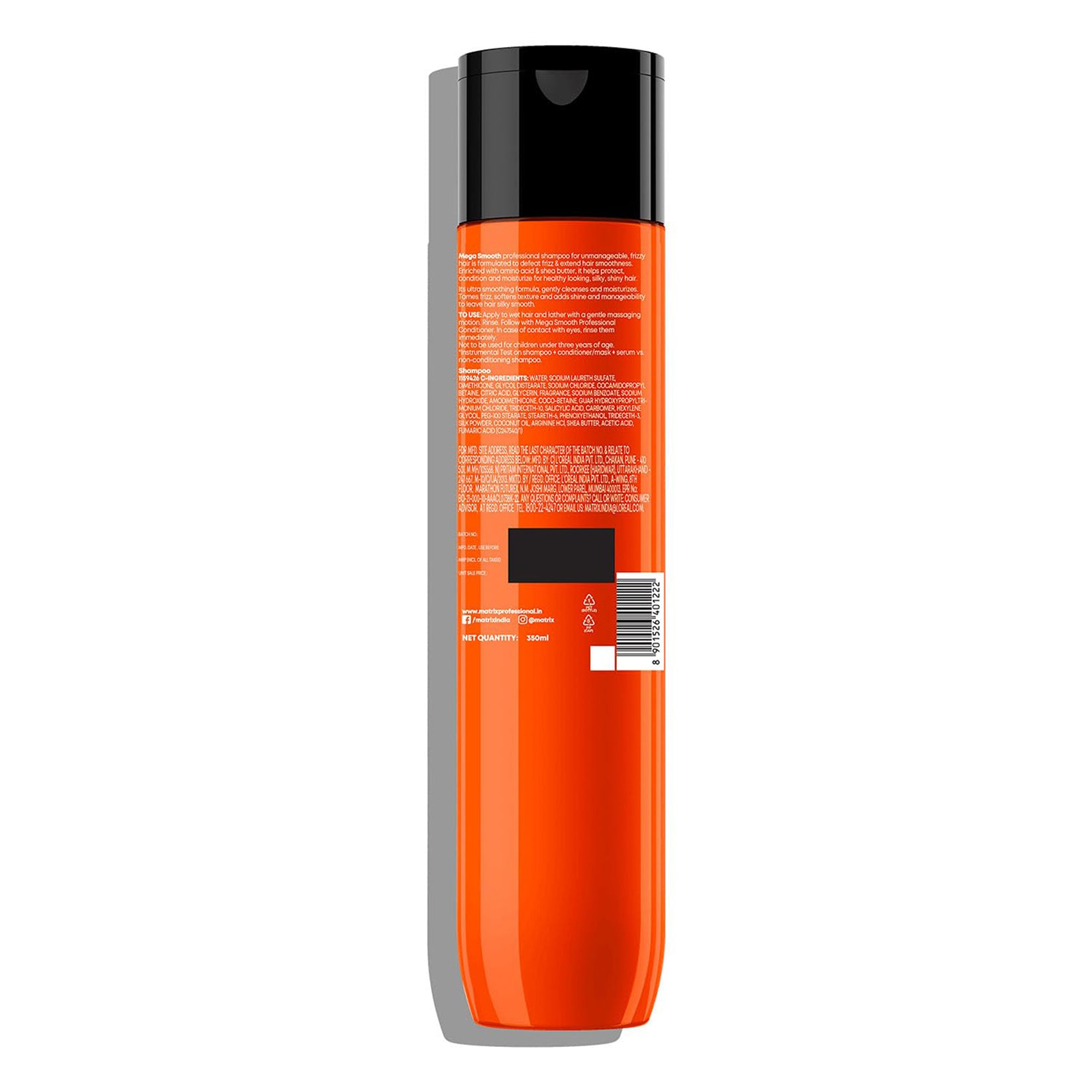 Matrix Mega Smooth Professional Shampoo Amino Acid Shea Butter