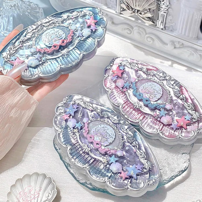 Flower Knows Shells Jewel Collection 6-Color Eyeshadow Palette