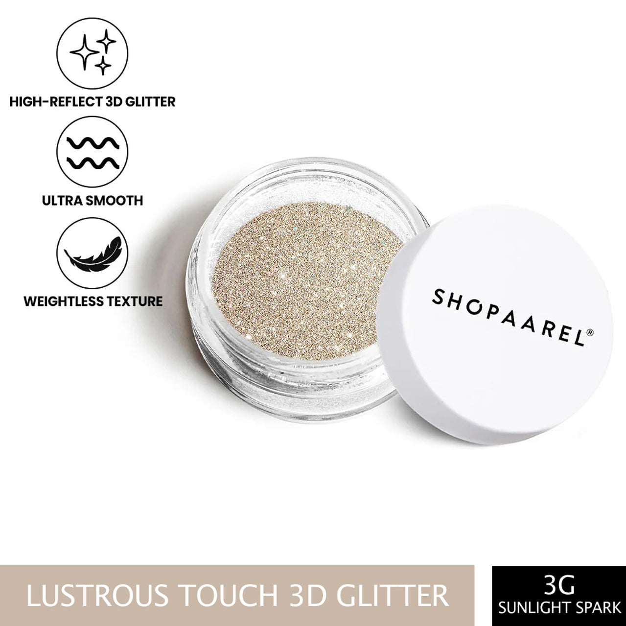 Shopaarel Lustrous Touch Glitter 3G