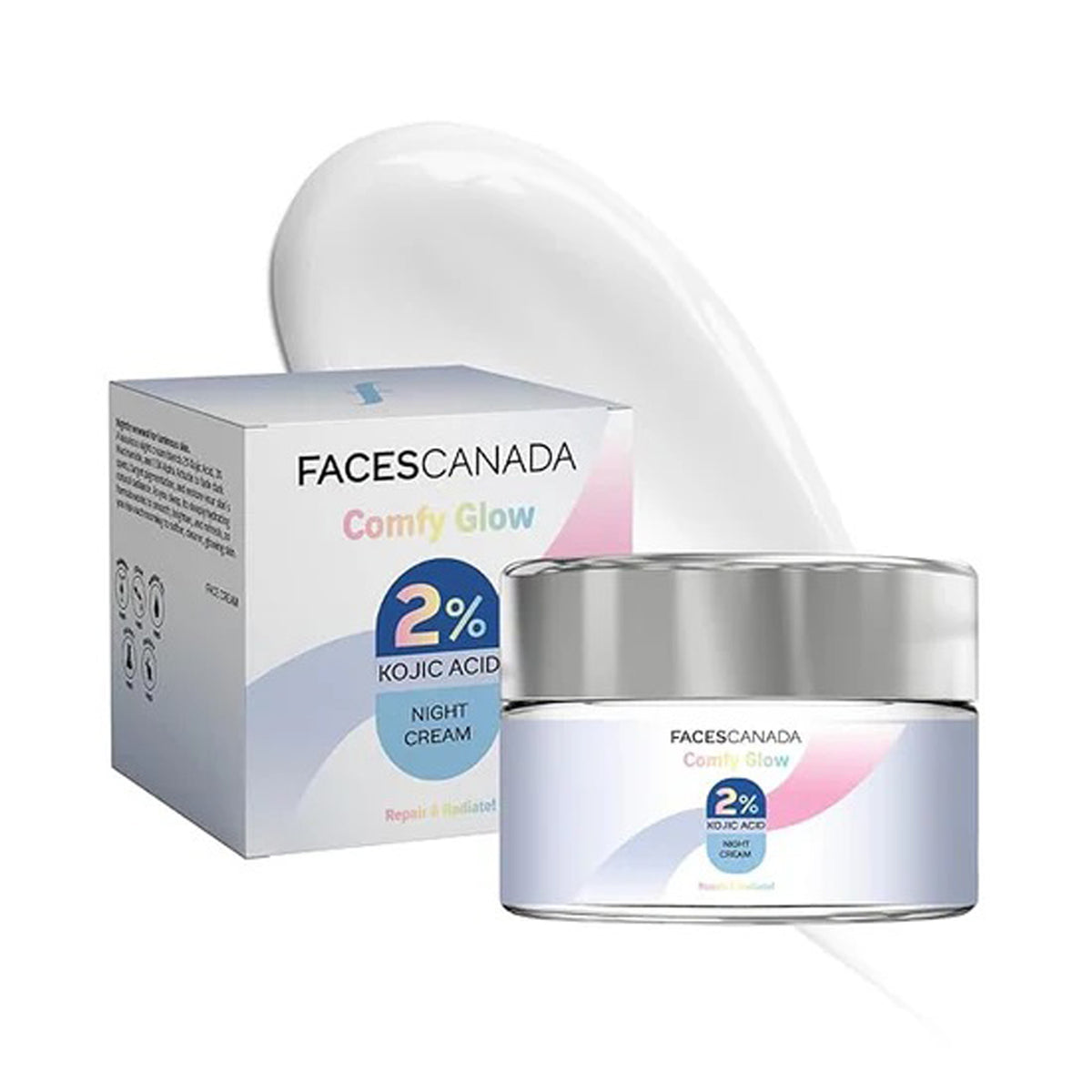 Faces Comfy Glow 2Per Kojic Acid Night Cream